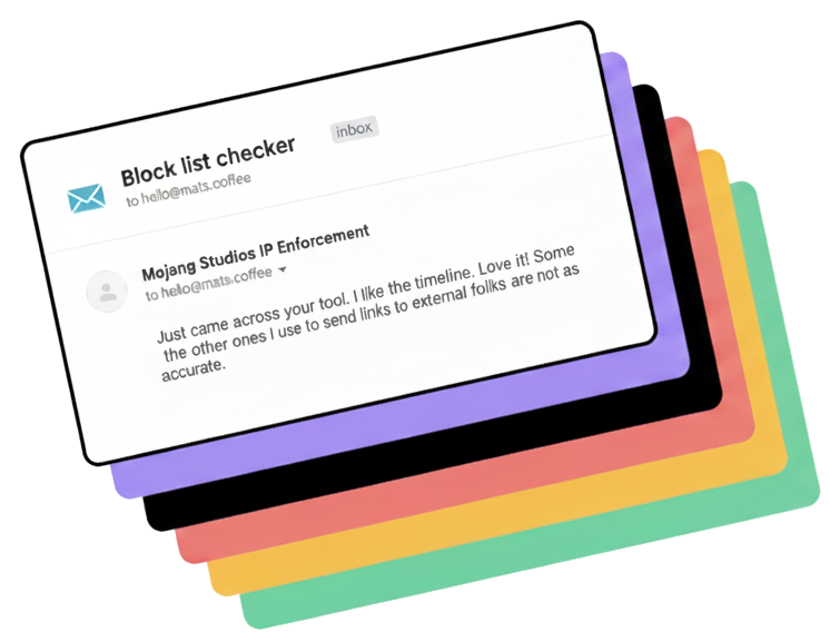 Email from Mojang enforcement team - I originally had the thread here, but they asked me to like, not do that.